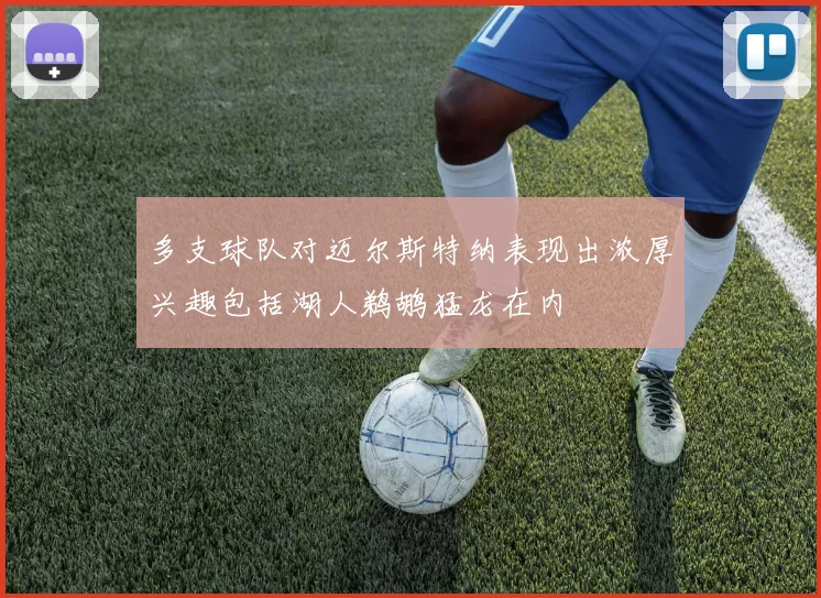 多支球队对迈尔斯特纳表现出浓厚兴趣包括湖人鹈鹕猛龙在内
